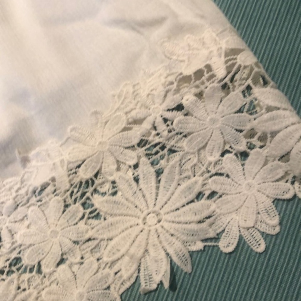 NWT ECI dress lace large ivory lace dress - Picture 5 of 11
